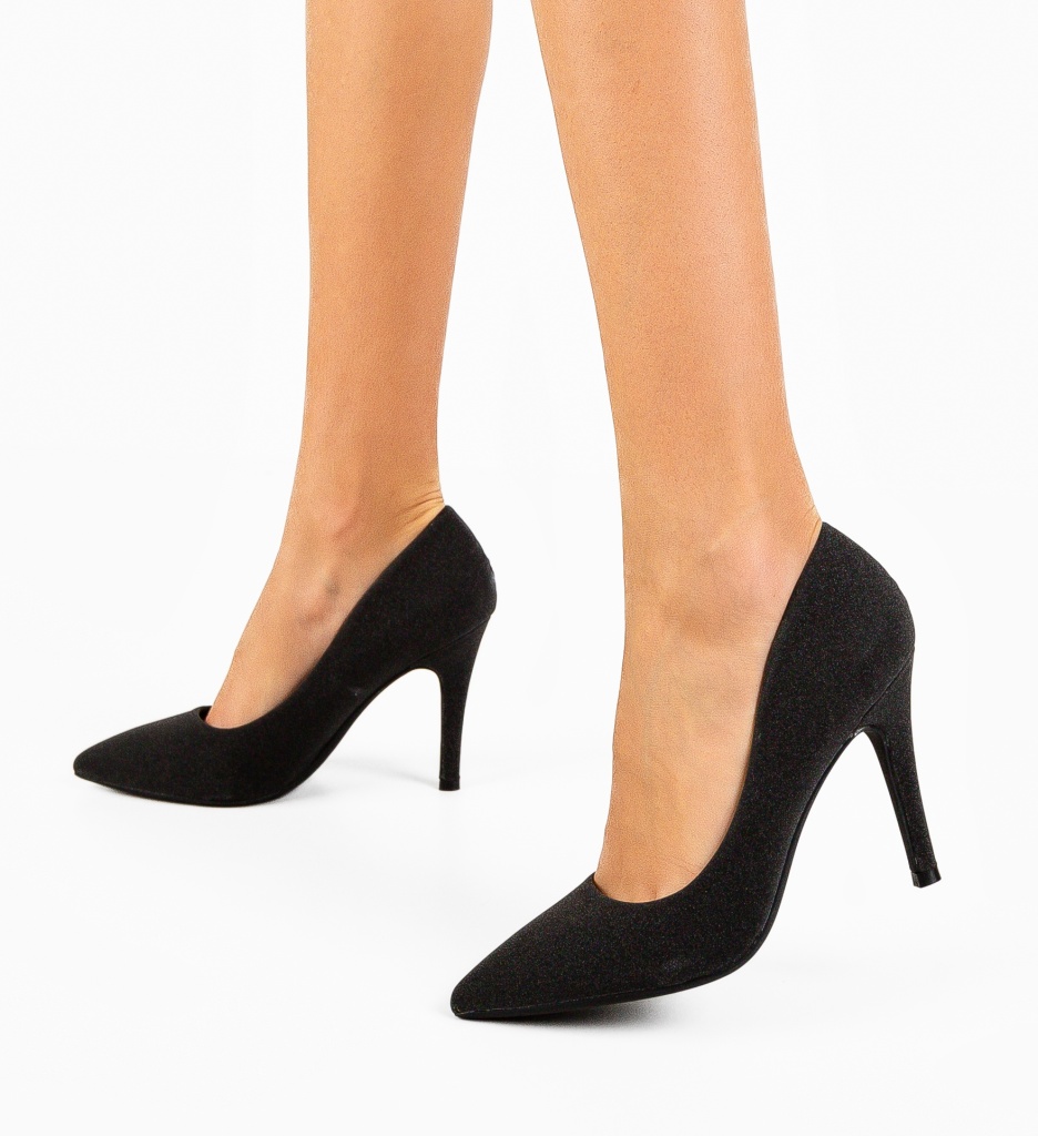 Pantofi Tenarus Negri - Eleganță și Stil Absolut - imagine 3