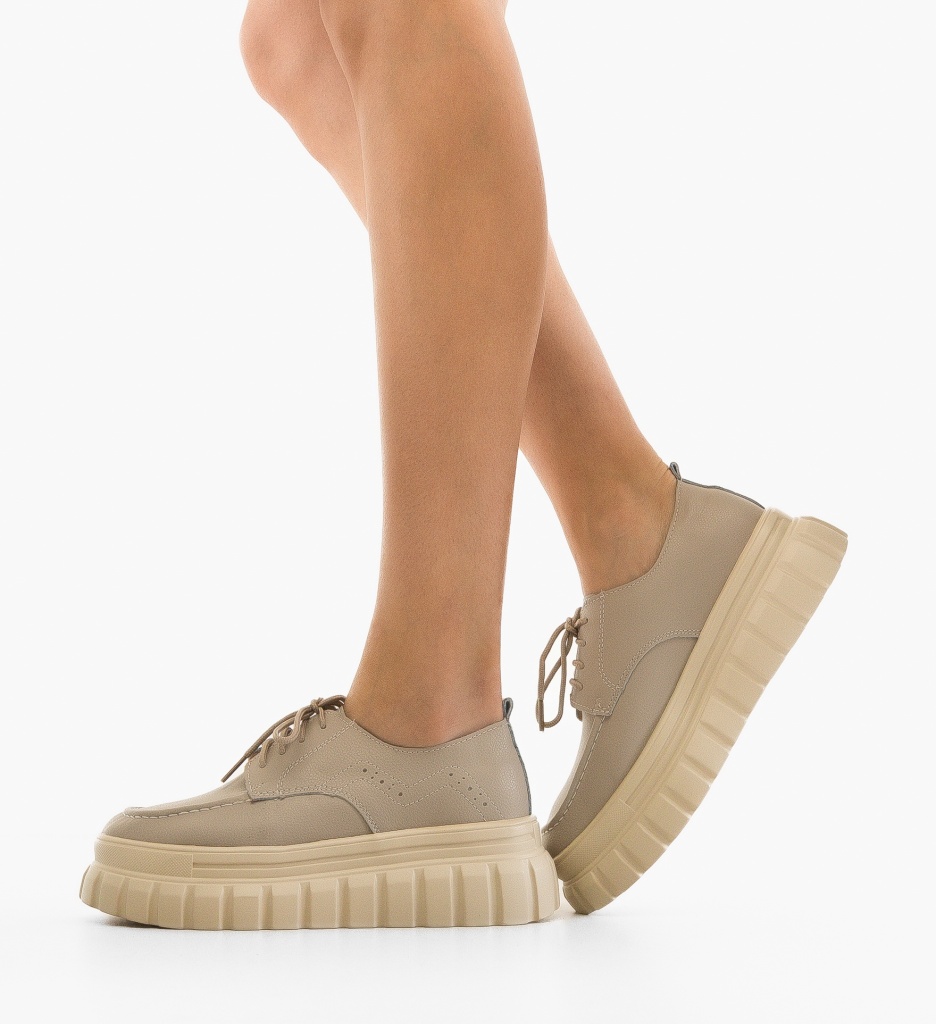 Pantofi Casual Loprem Gri - Confort și Stil Zilnic - imagine 3