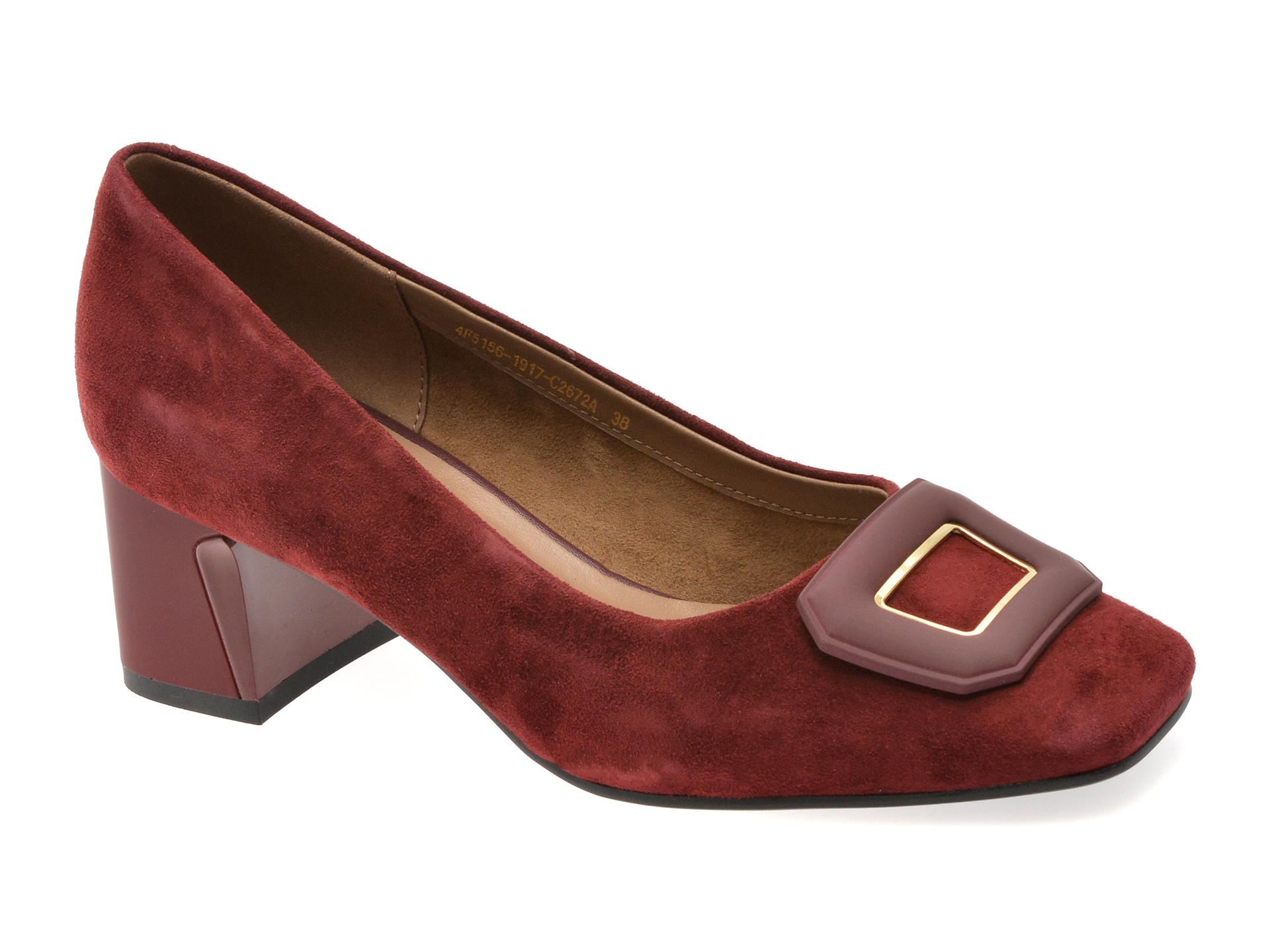 Pantofi EPICA Eleganți din Piele Întoarsă