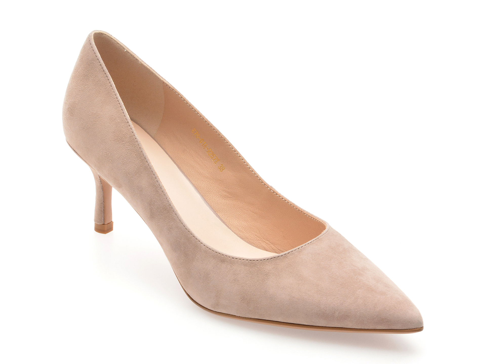 Pantofi Epica Eleganti Gri | Confort Piele Intoarsa