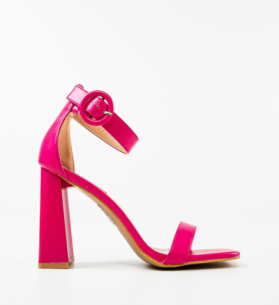 Sandale cu Toc Seppho Fuchsia | Eleganță și Stil - imagine 4
