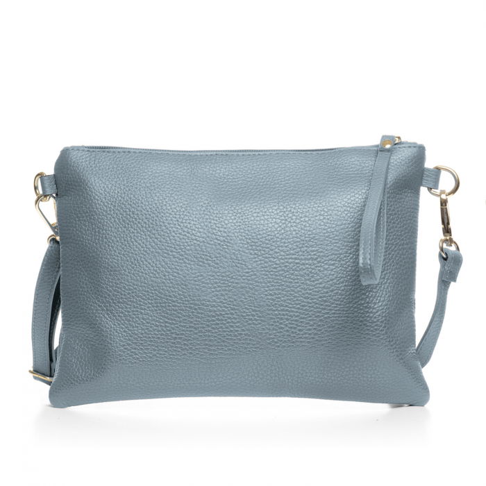Geanta Plic Bleu Shopika | Piele Naturală