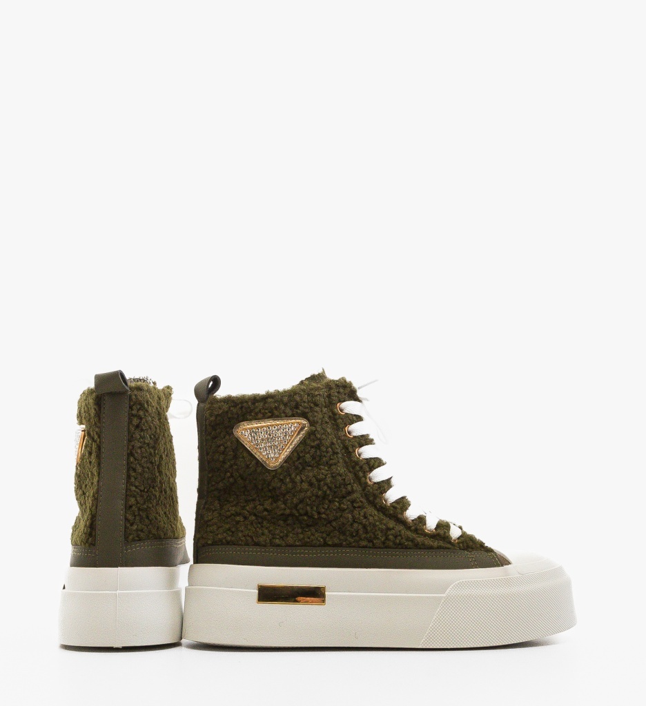Sneakers Dama Pakkle Verzi – Confort Stilat - imagine 6