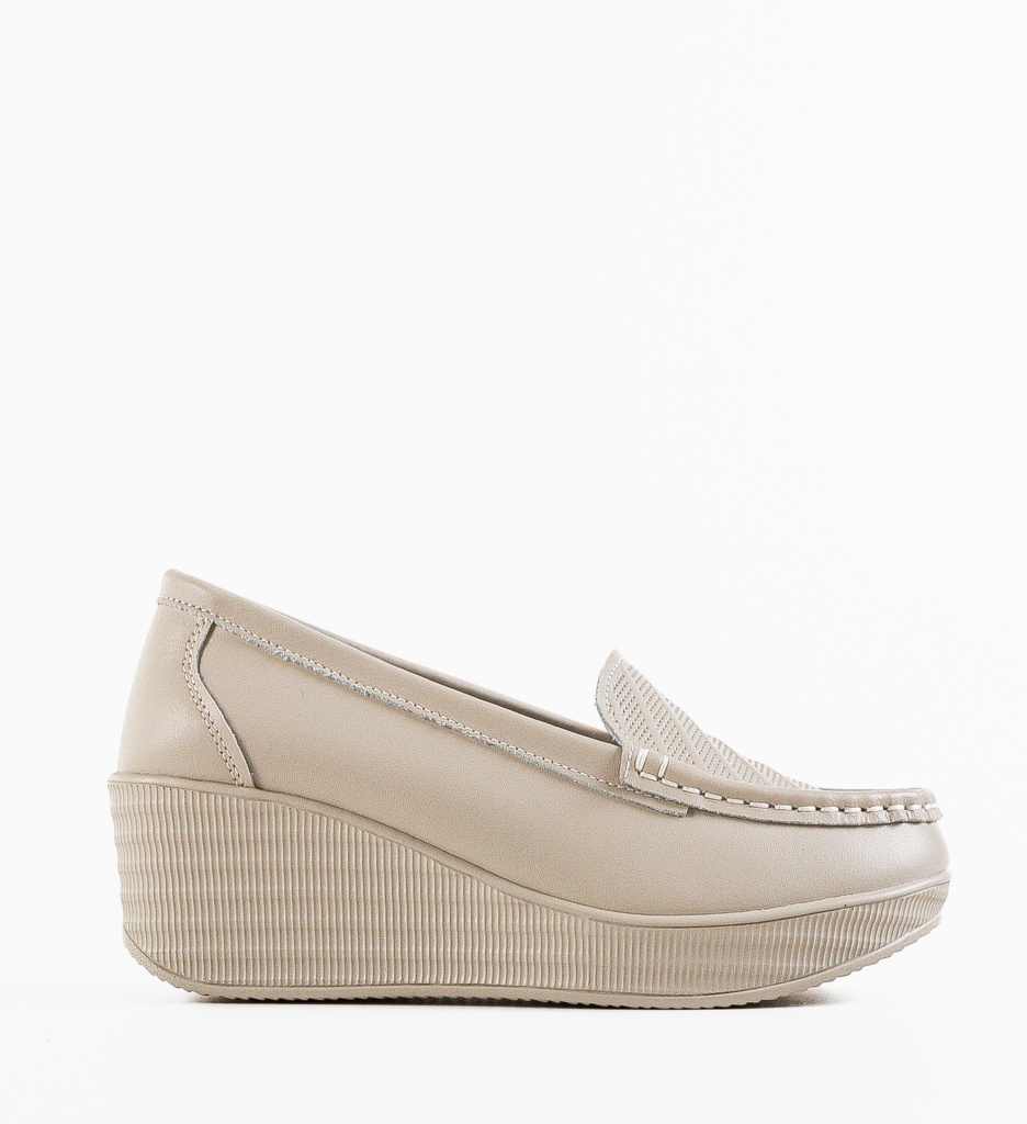 Pantofi Casual Ely Gri - Confort & Stil - imagine 5