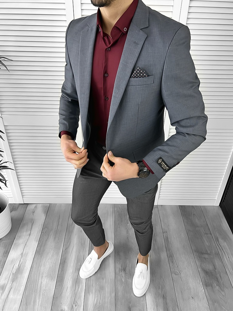 Sacou Barbati Slim Fit Elegant - Model 10343