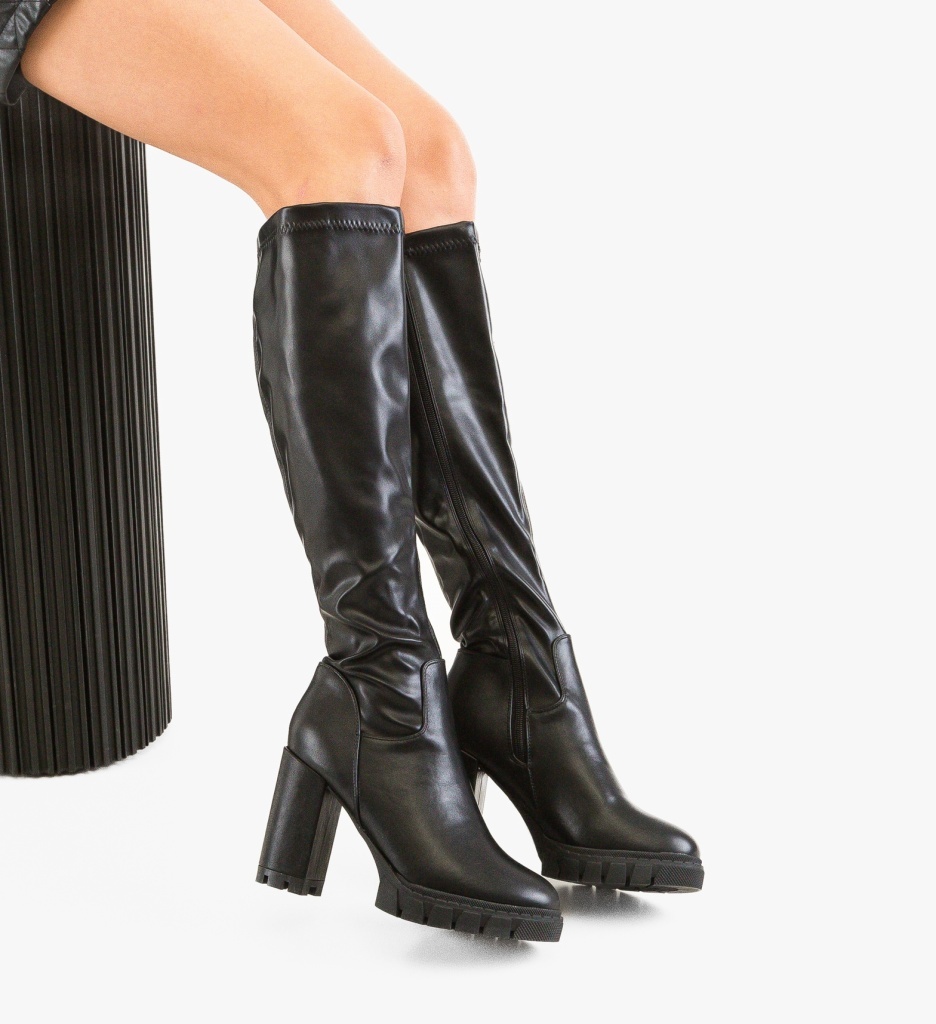 Cizme Dama Rake Negre | Eleganță și Confort Urban
