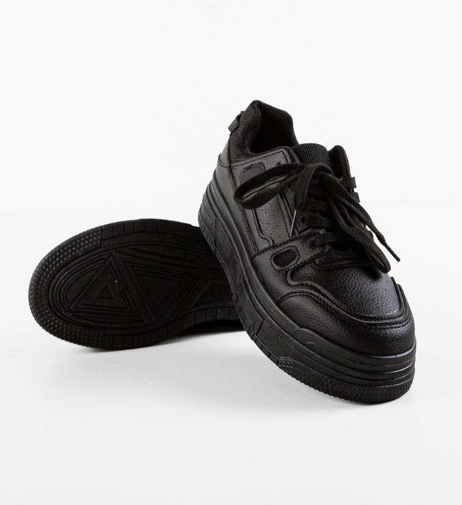 Sneakers Dama Sash Negri - Confort și Stil - imagine 9