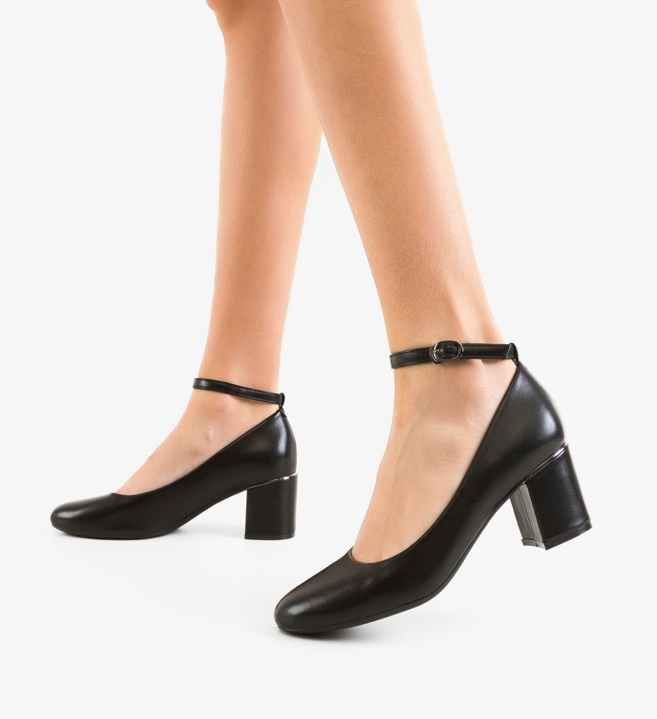Pantofi cu Toc Lallo Negri - Eleganță Asigurată - imagine 3