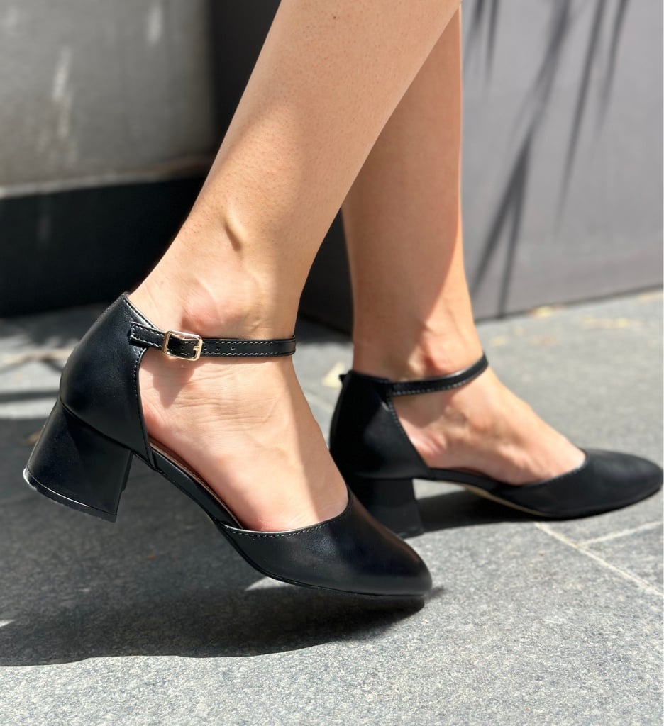 Pantofi Yabyanab Negri - Eleganță și Confort - imagine 2