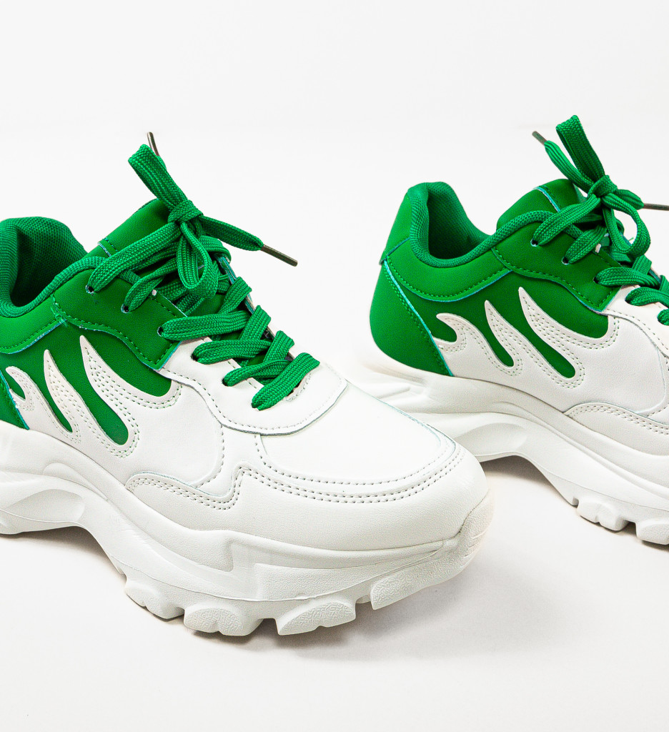 Sneakers Dama Fayar Albi - Confort și Stil - imagine 6