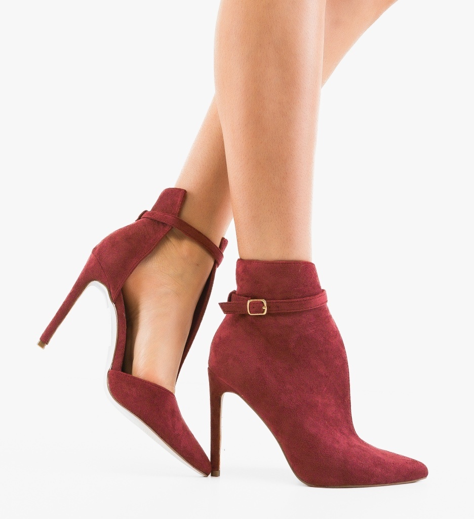 Pantofi dama Shume Grena eleganți - imagine 5