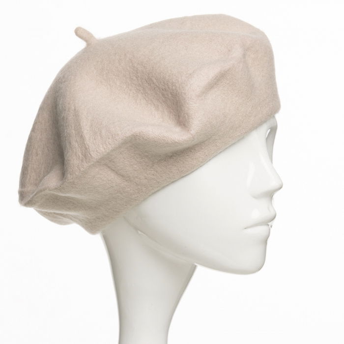 Bereta Franceză Shopika | Lână 100% Bej