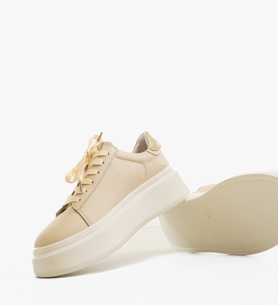 Sneakers Byva Bej - Confort și Stil Urban - imagine 2