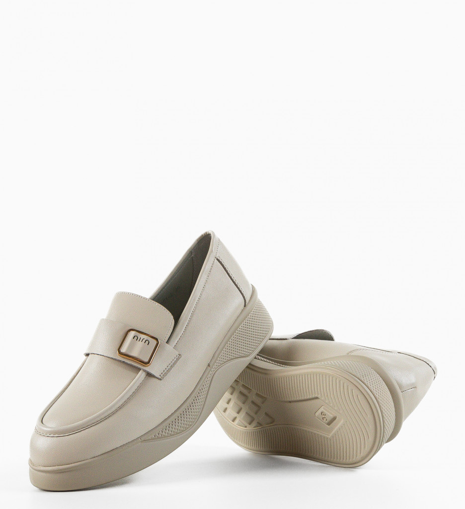 Pantofi Casual Dama Catlyn Bej | Confort și Stil - imagine 8