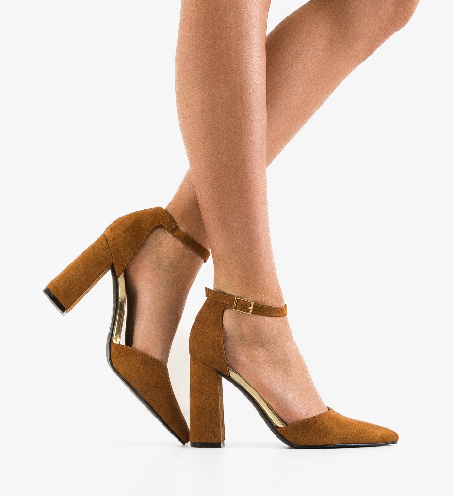 Pantofi Melisa Camel: Eleganță și Confort - imagine 2