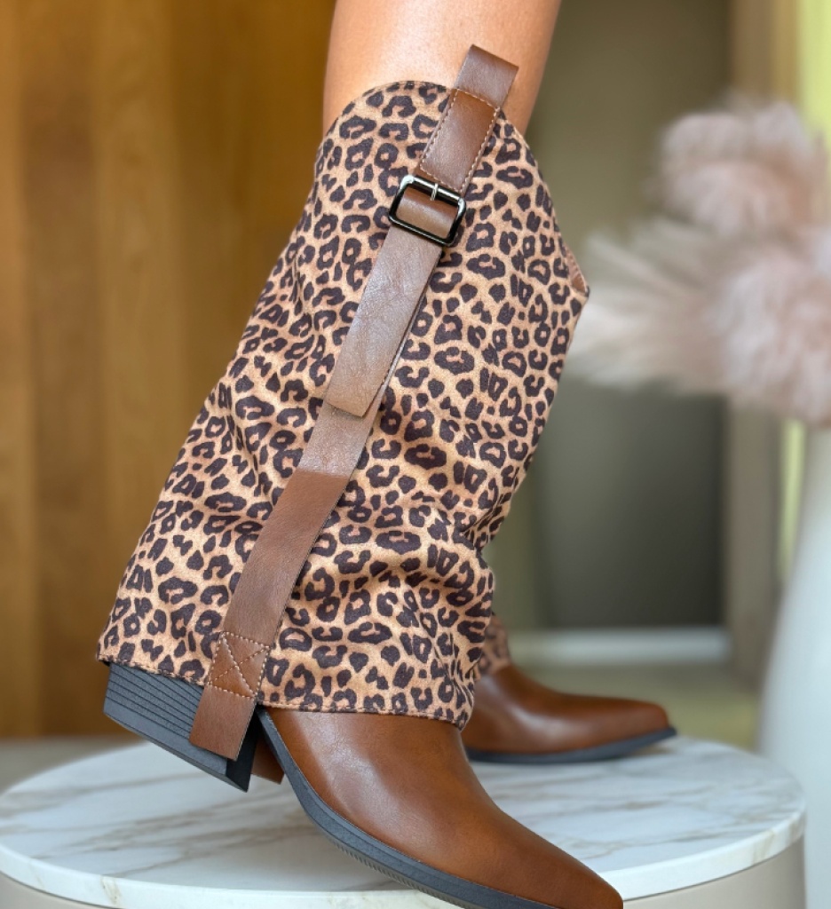 Cizme Dama Inga Print | Stil și Eleganță - imagine 3