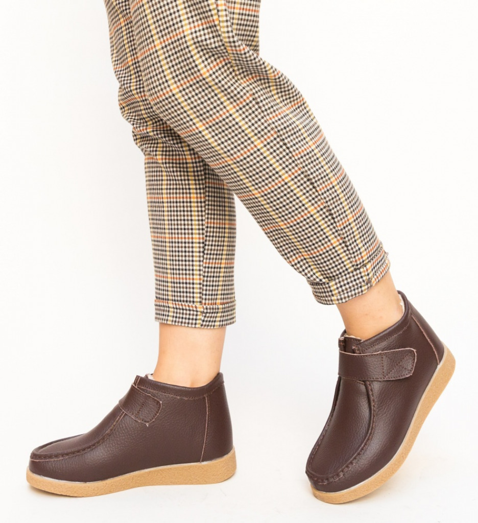 Pantofi Casual Debir Maro - Confort Stilat - imagine 4