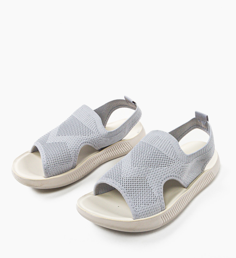 Sandale Dama Xaliima Gri | Eleganță și Confort - imagine 6
