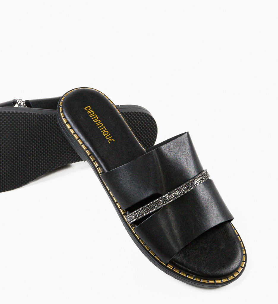 Papuci Palmir Negri | Confort pentru Fiecare Zi - imagine 6
