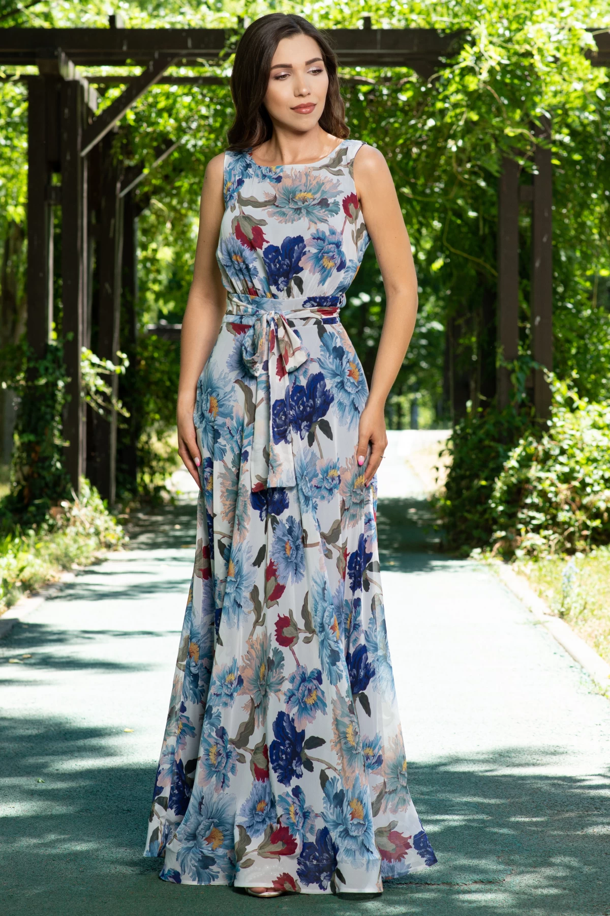 Rochie Effect Floral din Voal Fin | Eleganță Relaxată