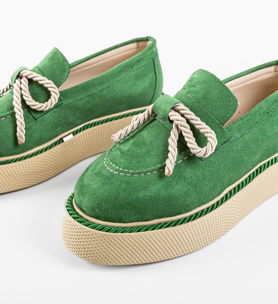 Pantofi Leskus Verzi | Confort și Stil Casual - imagine 6
