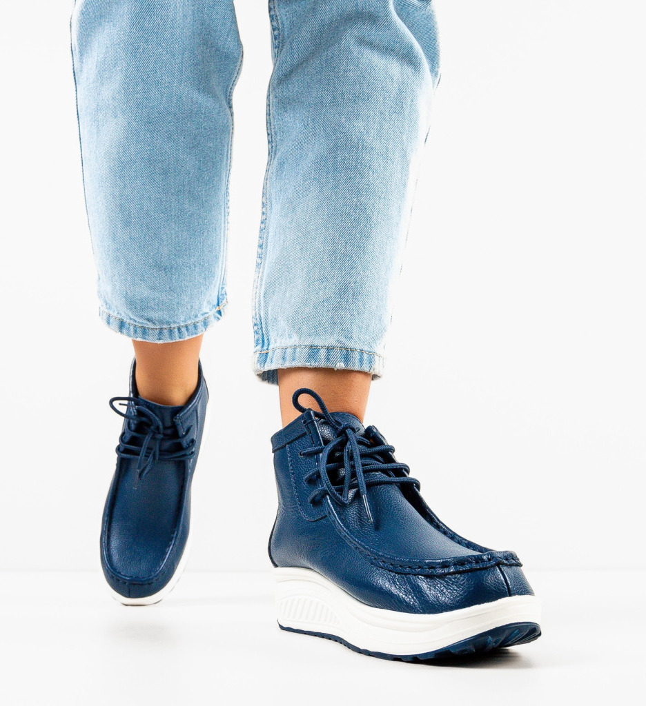 Pantofi Casual Vinto Bleumarin - Confort Stilat