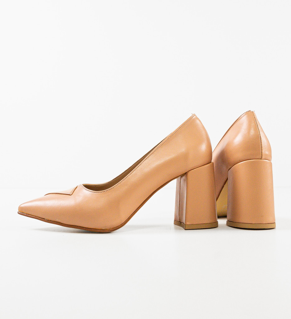 Pantofi Jafanza Nude | Eleganță și Stil - imagine 6