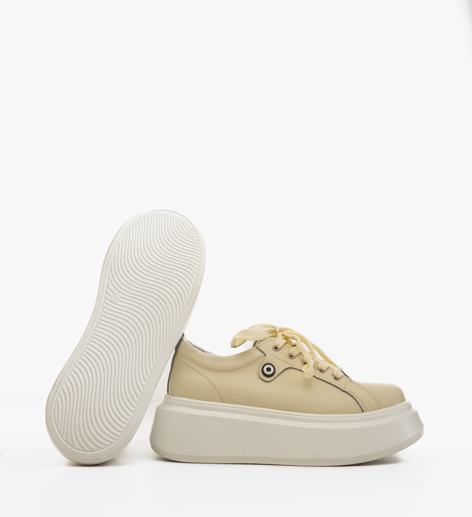 Pantofi Casual Nuandre Bej - Confort și Stil - imagine 5