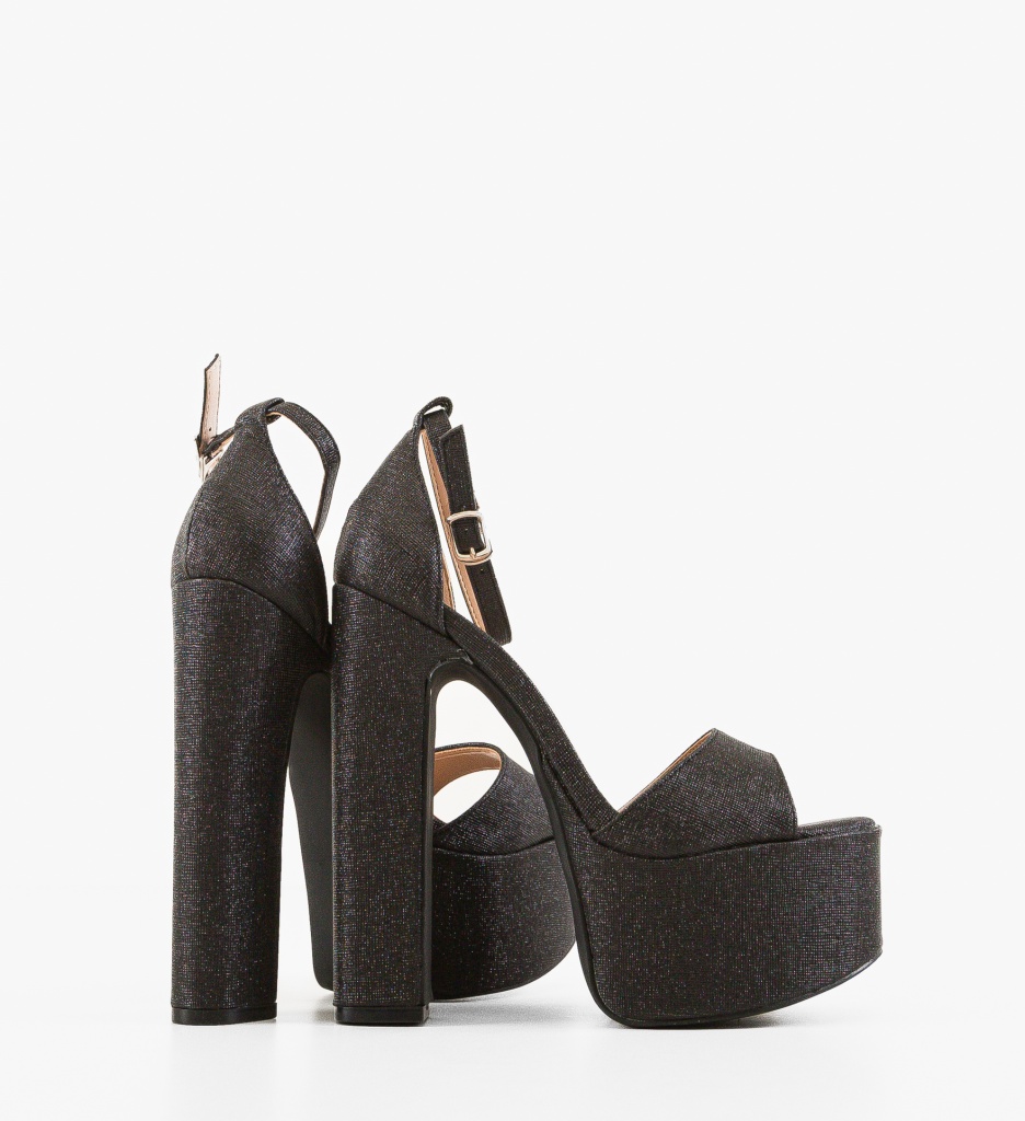 Sandale Vlandia Negre - Eleganță și Stil - imagine 3
