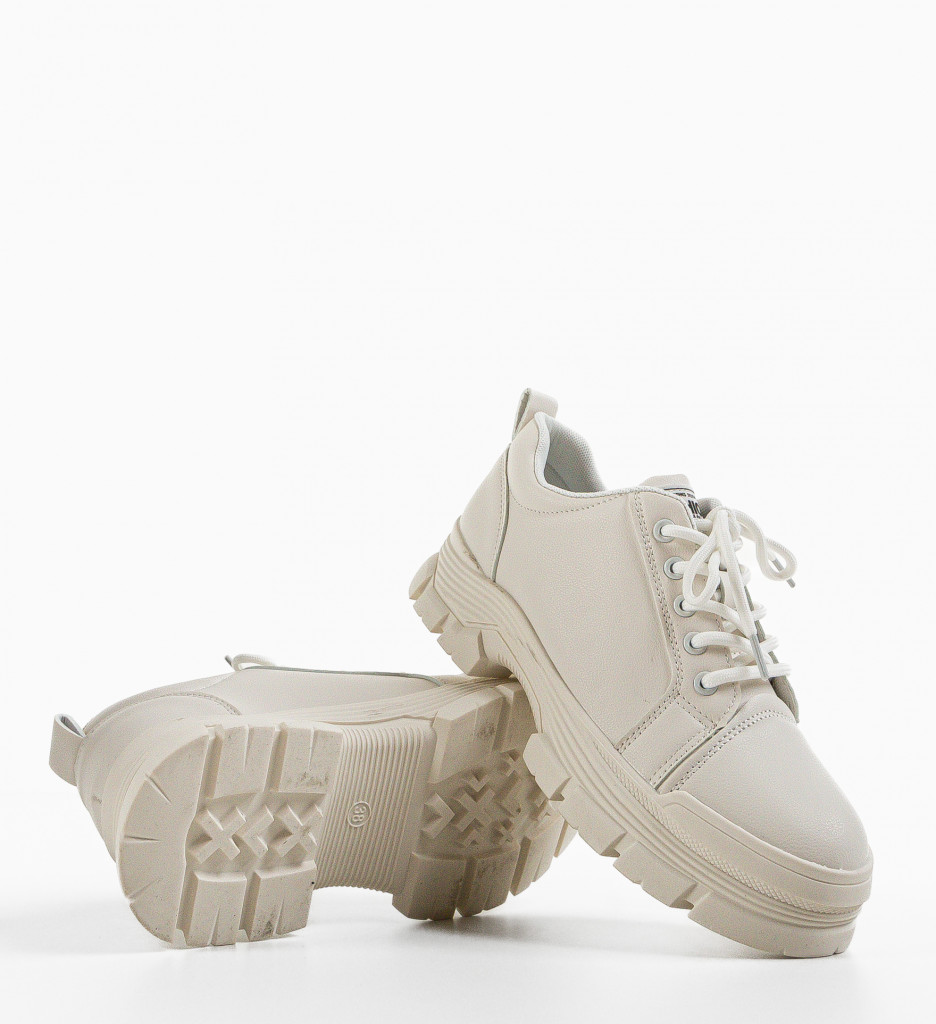 Pantofi Casual Tillie Albi - Confort și Stil - imagine 7
