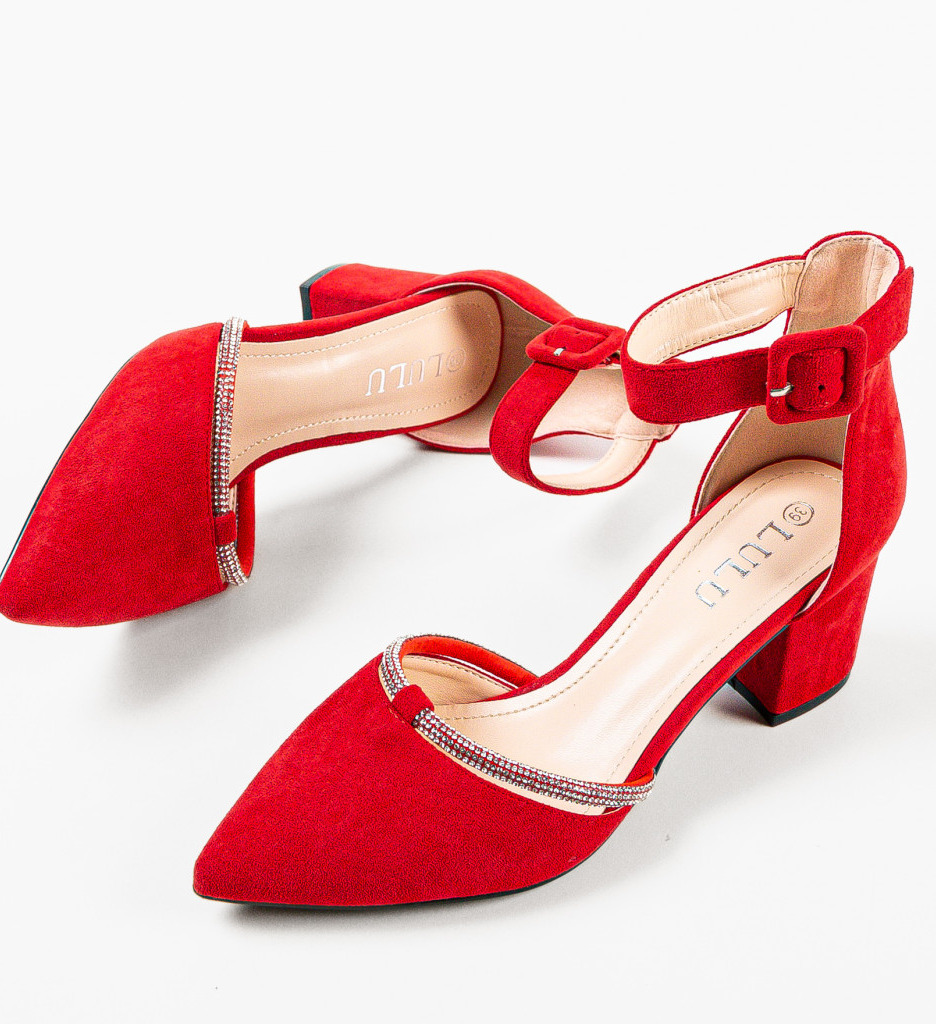 Pantofi Rosii Oficia - Eleganță la Birou - imagine 8