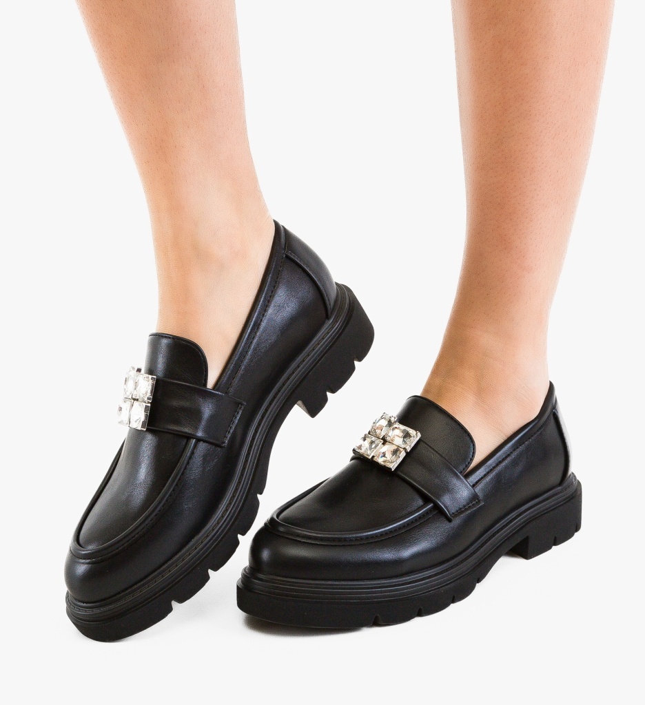 Pantofi Casual Dama Nemyt Negri - imagine 3