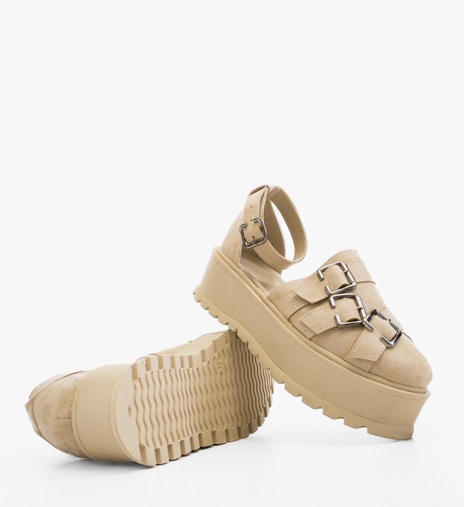 Pantofi Casual Koerel Bej Eleganți și Confortabili - imagine 5