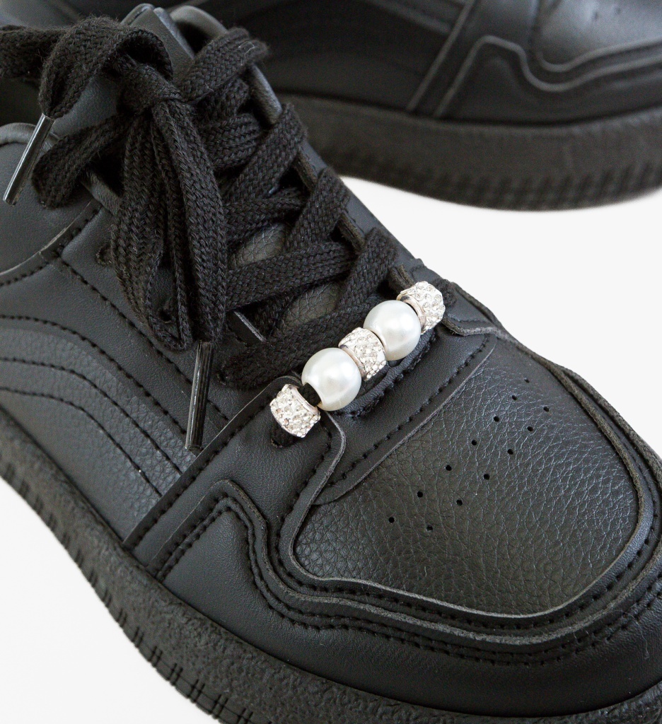 Sneakers Dama Tuly Negri | Confort și Stil Sport - imagine 5