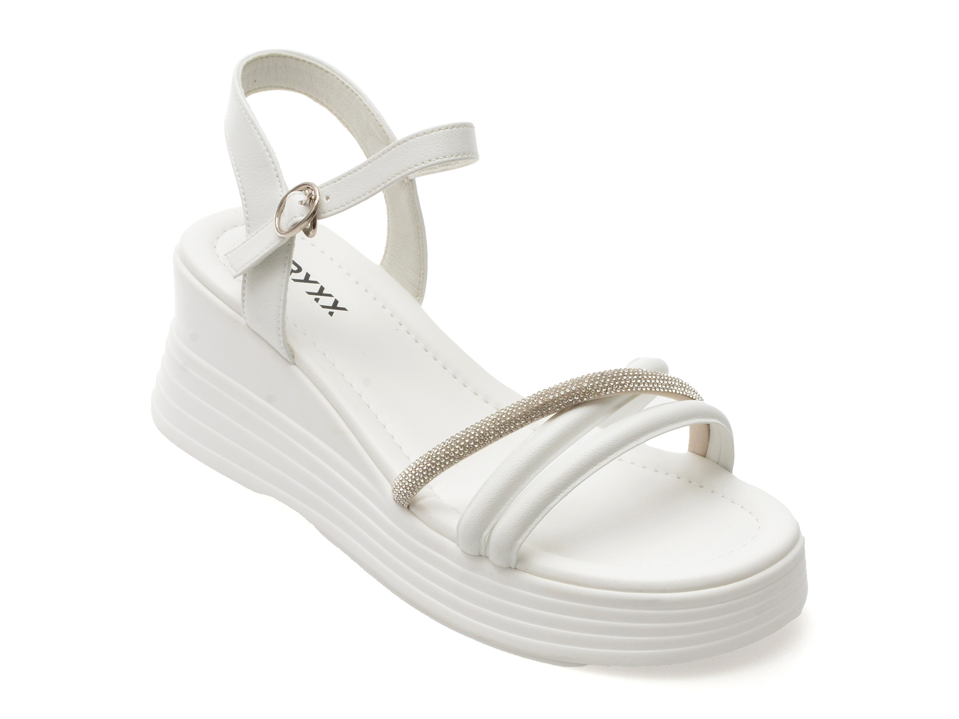 Sandale GRYXX albe din piele | Eleganță și confort