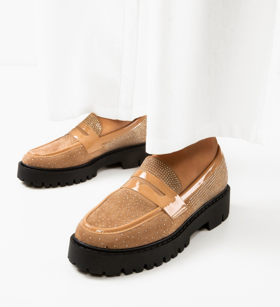 Pantofi Casual Bej Kareem - Confort și Stil - imagine 4