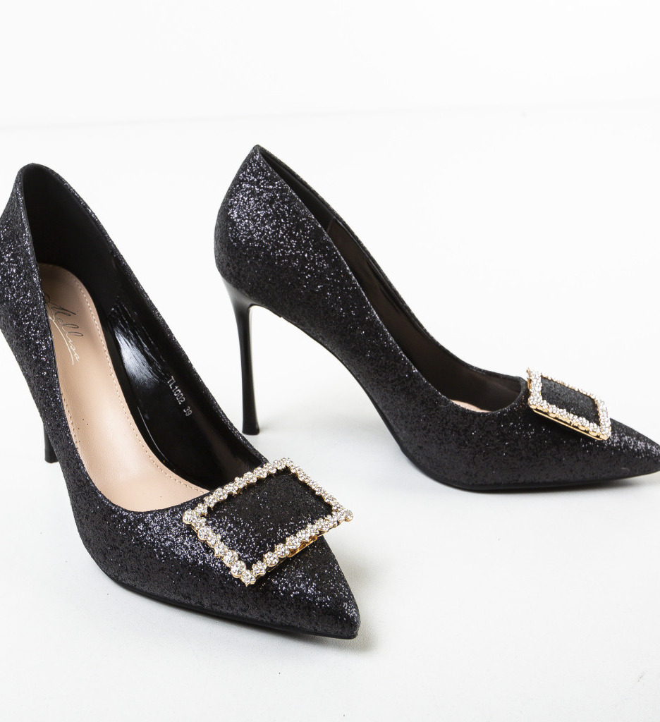 Pantofi Laruta Negri - Eleganță și Stil - imagine 5