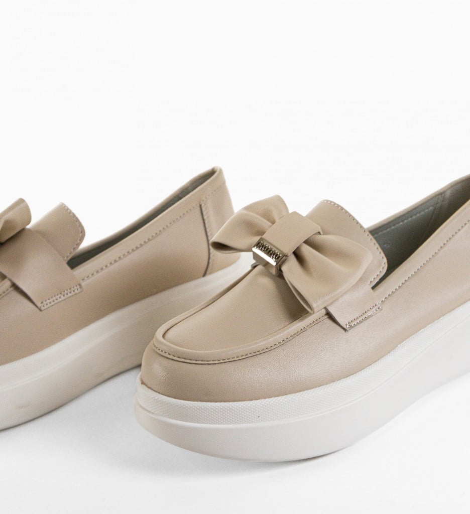 Pantofi Casual Dama Volga Bej - Confort și Stil - imagine 10