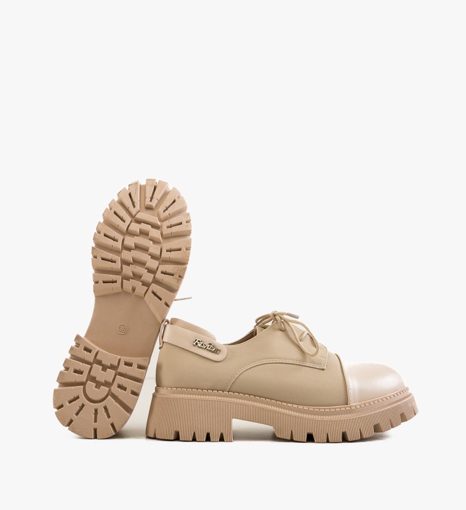 Pantofi Casual Dama Luiza Bej | Confort & Stil - imagine 6