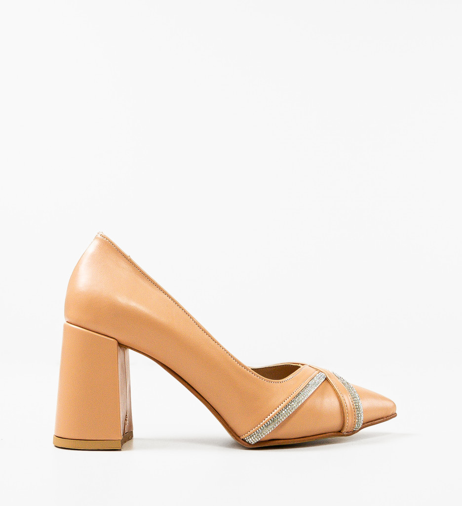 Pantofi Crysta Nude - Eleganță și Confort - imagine 4