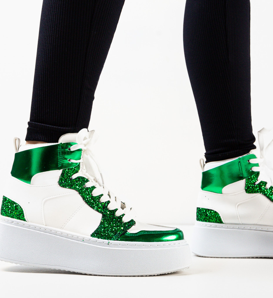 Sneakers Dama Smithy Verzi | Confort Sport - imagine 3