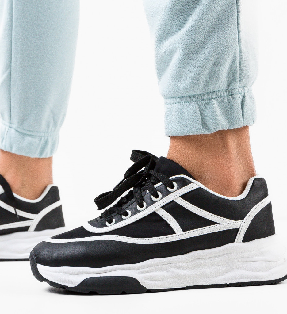 Sneakers Dama Zakaria Negri 2 - Confort si Stil