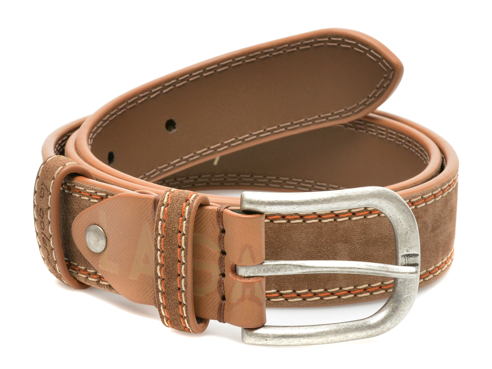 Curea Eleganta LA GALERE Piele Intarsa - imagine 2