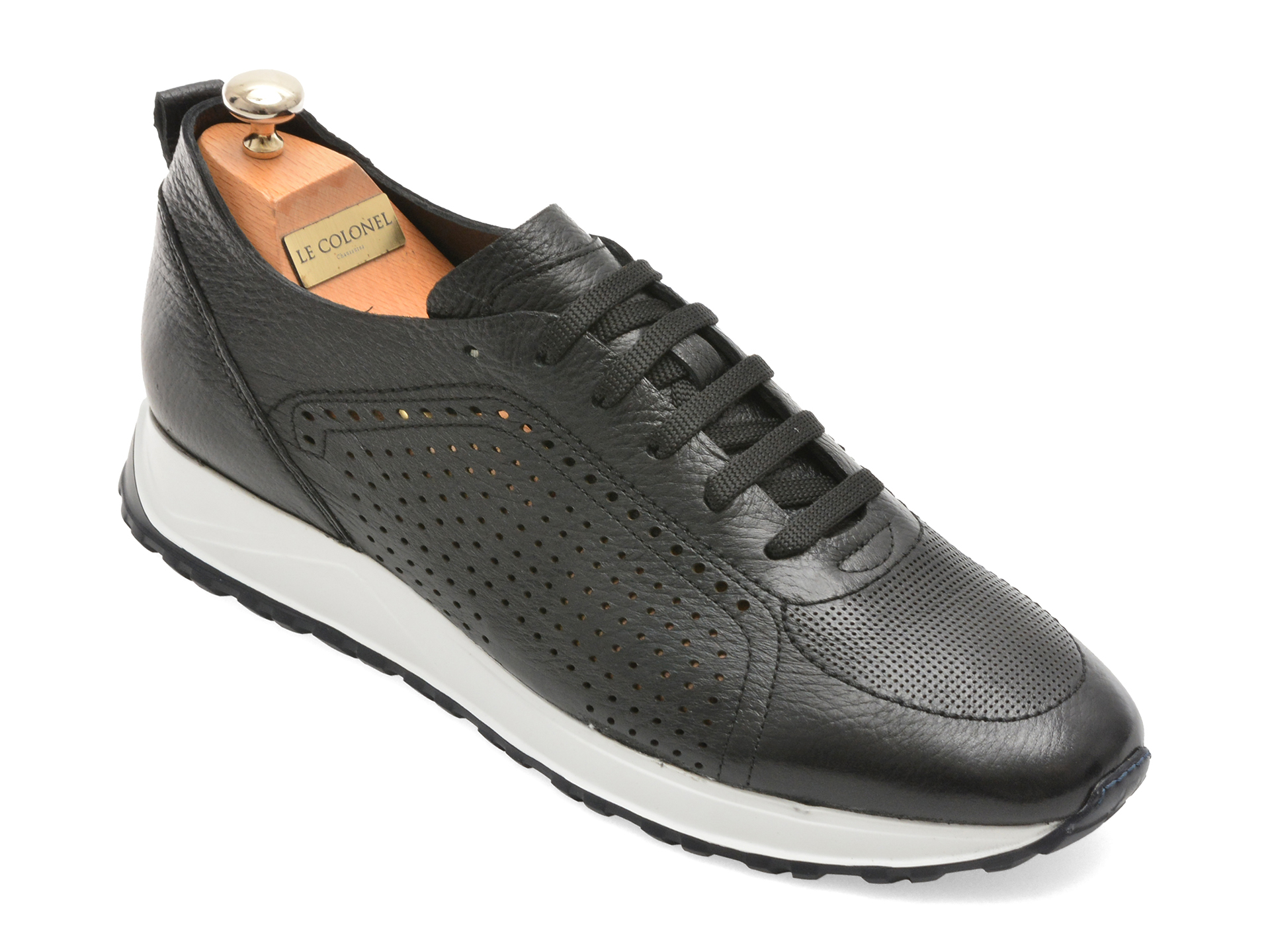 Pantofi sport LE COLONEL negri, din piele naturală