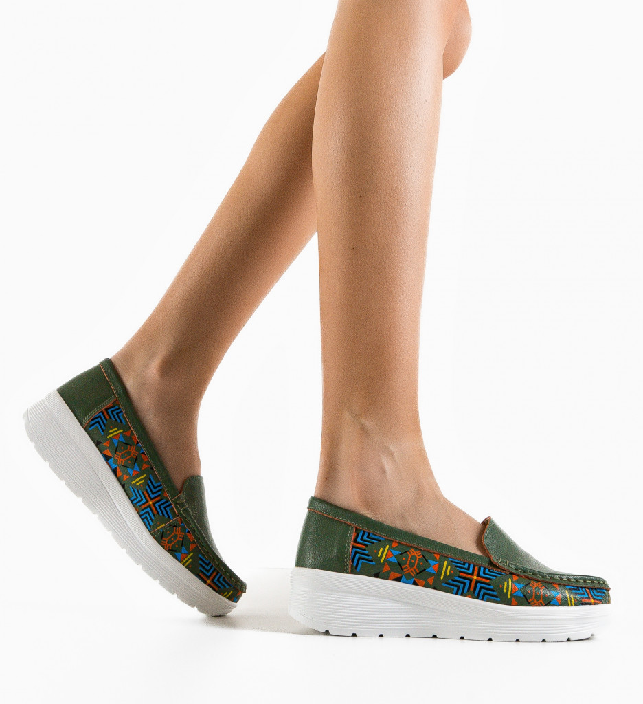 Pantofi Casual Verzi - Stil și Confort Zilnic - imagine 2