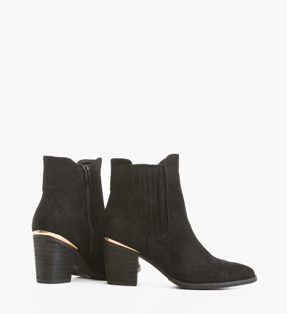 Botine Dama Delgado Negre - Elegante si Confortabile - imagine 4