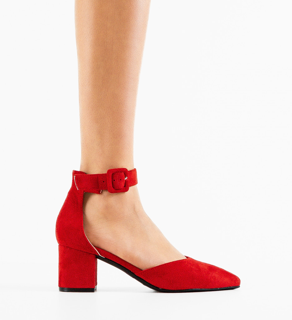 Pantofi Anerose Rosii - Eleganță și Stil - imagine 5