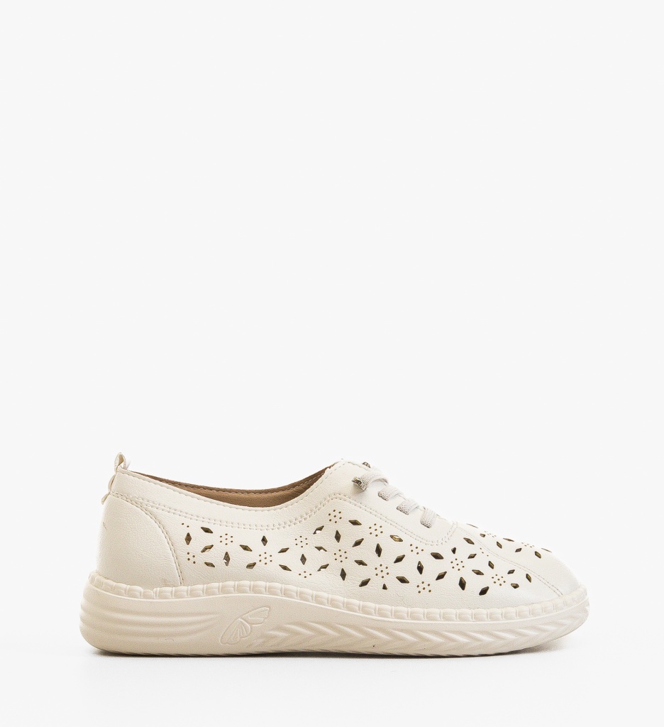 Pantofi Casual Dama Guha Albi - Confort și Stil - imagine 5