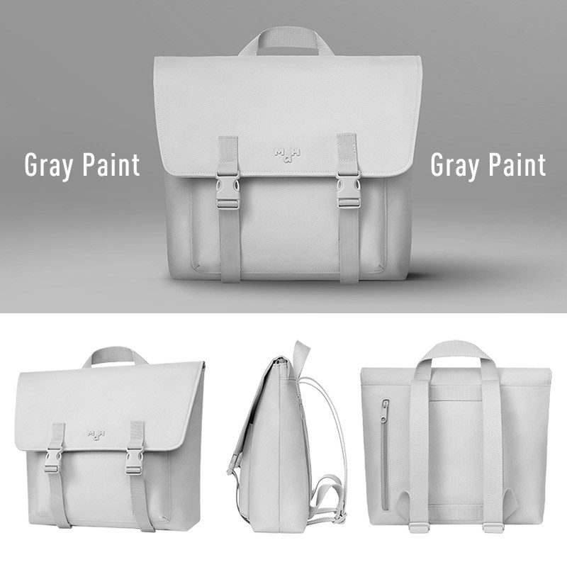 Rucsac Delis Reciclat Uzoma GT2351 Gri - imagine 9