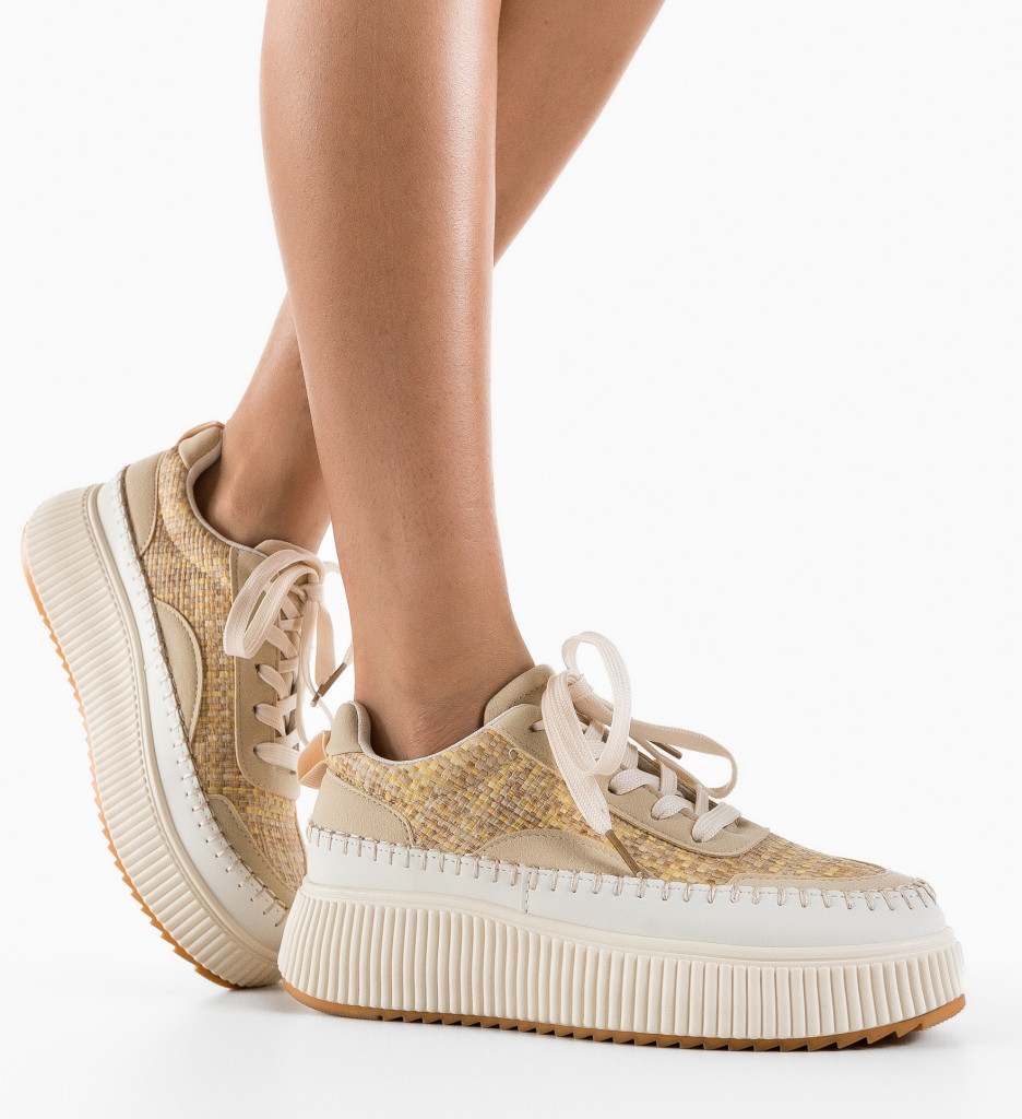 Pantofi Sport Otto Khaki - Confort și Stil